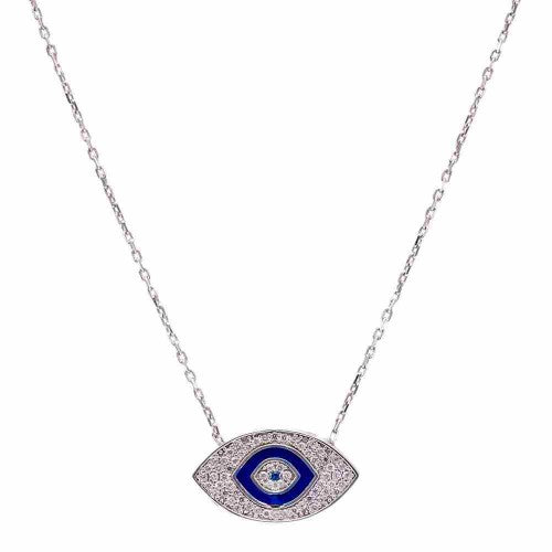 Collier Evil Eye pavé zirconium