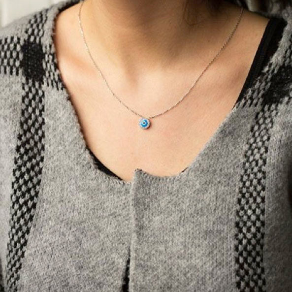 Collier turquoise "Evil Eye"