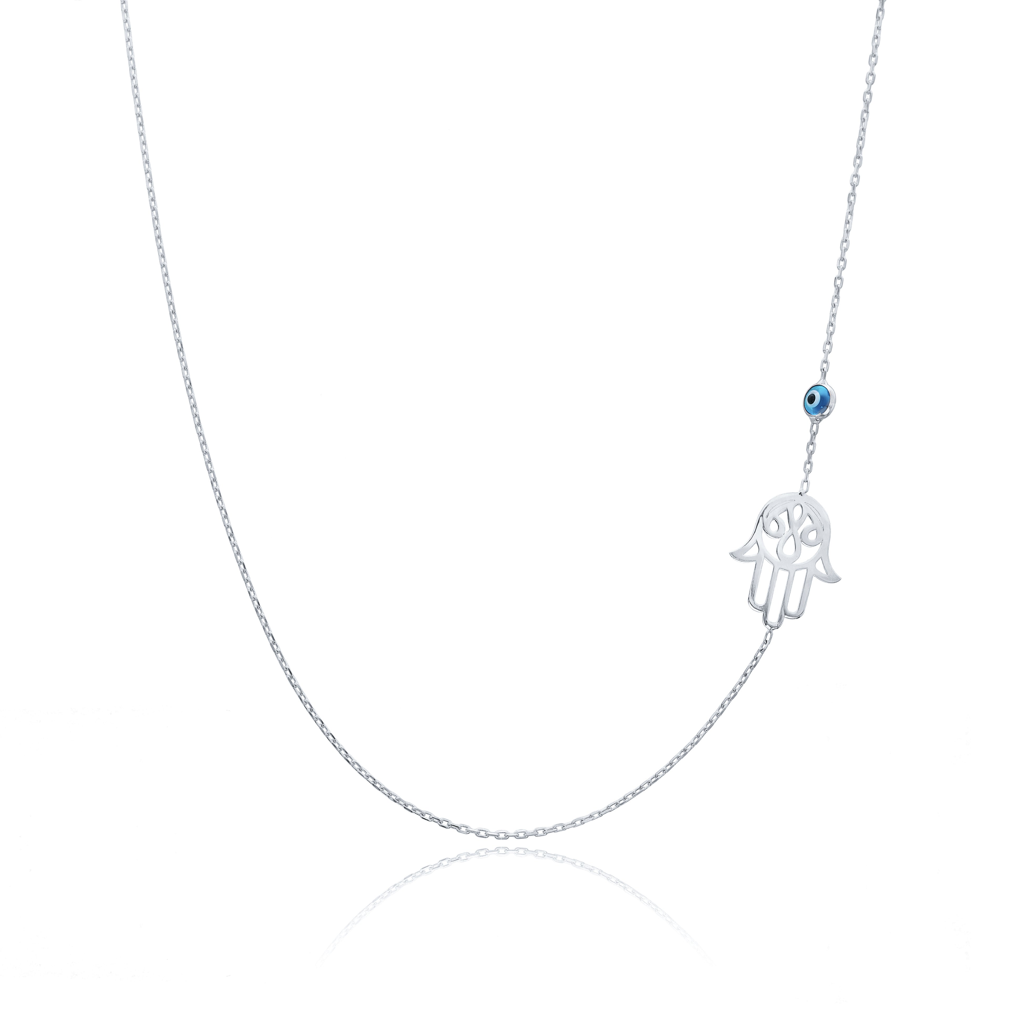 Collier Main de Fatma et Evil Eye