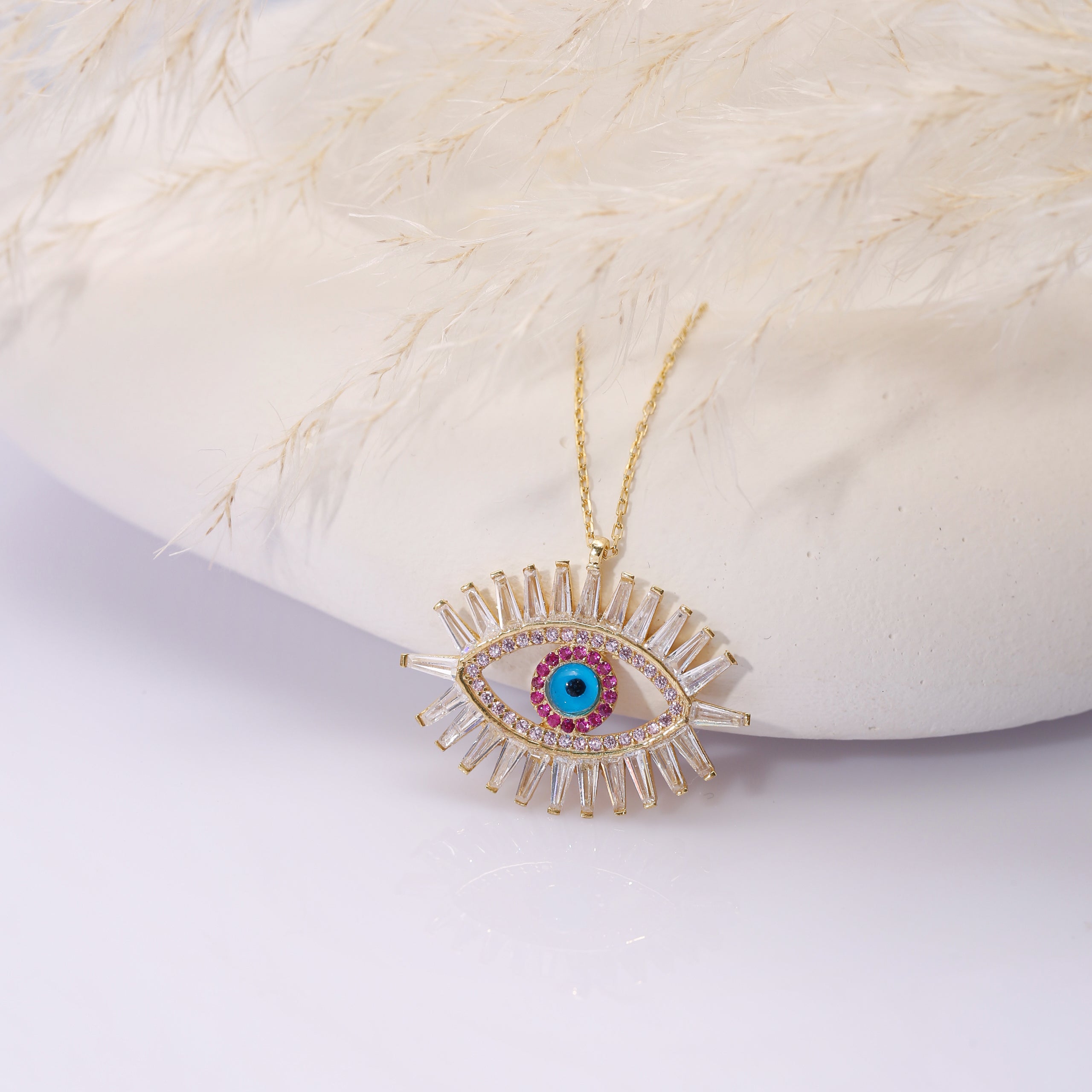 Collier pendentif "Evil Eye"