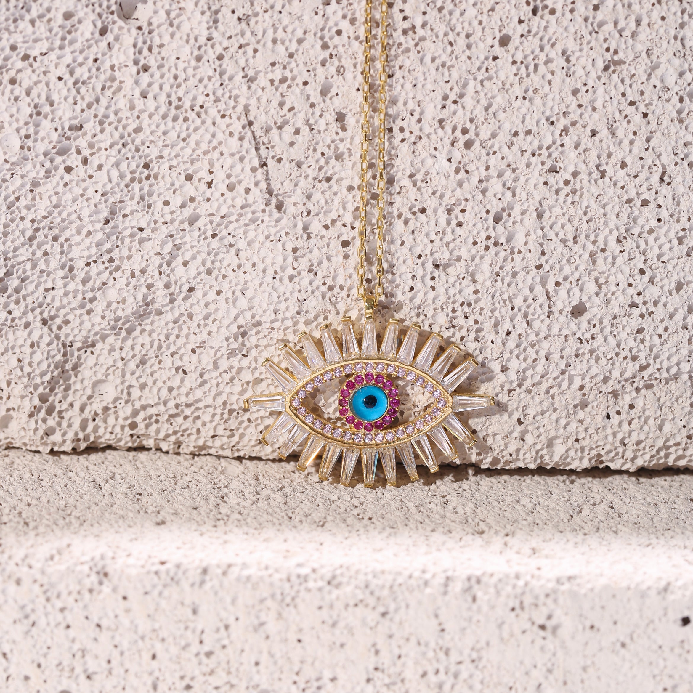 Collier pendentif "Evil Eye"