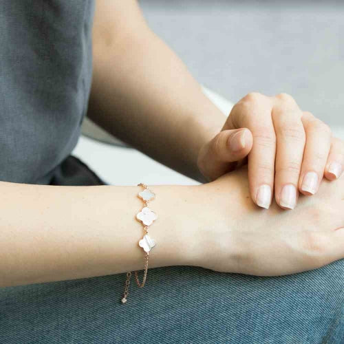 Bracelet 3 Trèfles en nacre