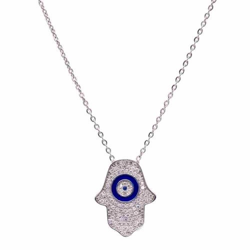 Collier "Main de Fatma" pavé