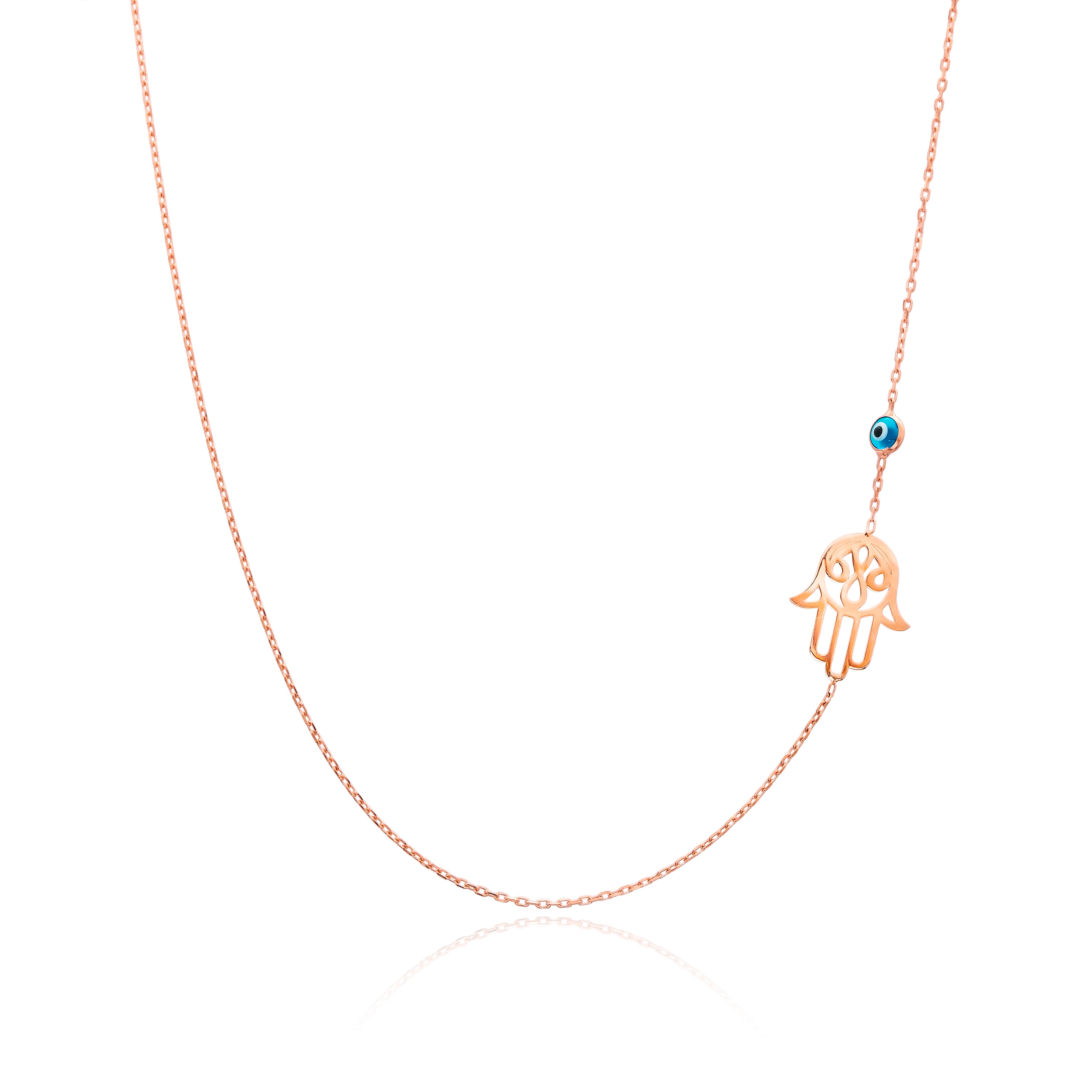 Collier Main de Fatma et Evil Eye
